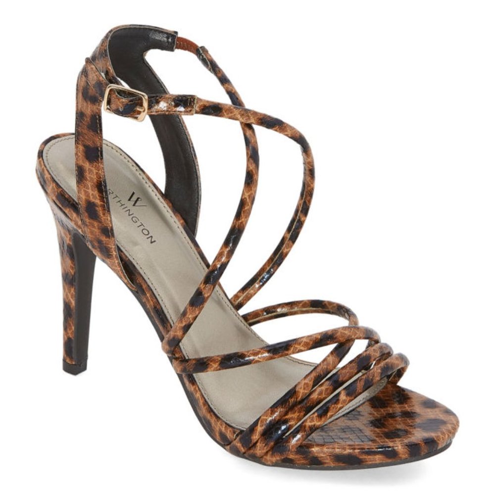 Worthington Women's Lavezzi Sandals Heels Natural
